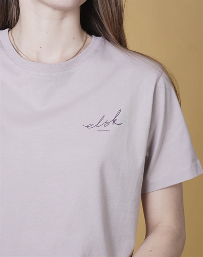 Elsk - Signed Basic Womans Casual T-Shirt - Ash Rose
